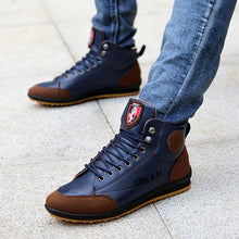 Load image into Gallery viewer, Men's boots spring and autumn winter shoes large size B Department Botas Hombre leather boots shoes sneakers boots men shoes