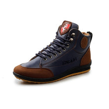 Load image into Gallery viewer, Men's boots spring and autumn winter shoes large size B Department Botas Hombre leather boots shoes sneakers boots men shoes