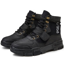 Load image into Gallery viewer, 2020 New Men Military Tactical Boots Warm PU Leather Waterproof Shoes Casual Shoes For Men Boots Footwear Male Sneakers